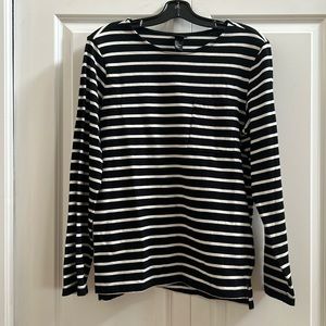 H&M Men’s Striped Long Sleeve Shirt